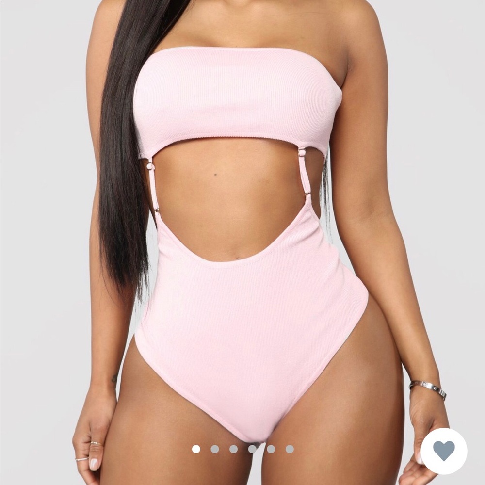 Pink bodysuit